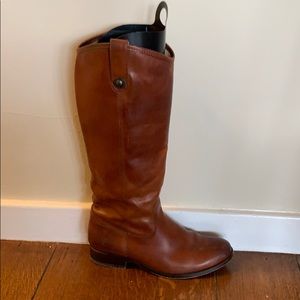Frye Cognac Melissa Pull On Boot - Size 8